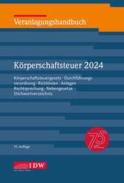 Cover von Veranlagungshandbuch Körperschaftsteuer 2024