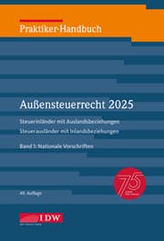 Cover von Praktiker-Handbuch Außensteuerrecht 2025