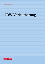 Cover von IDW Prüfungsstandard für weniger komplexe Einheiten: Vorbemerkungen und Anwendungsbereich (IDW PS KMU 1 (09.2022))