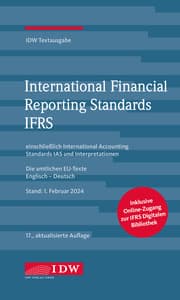 Cover von International Financial Reporting Standards IFRS, 2024 mit MAIK (AI)