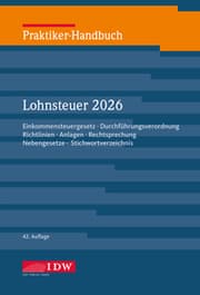 Cover von Praktiker-Handbuch Lohnsteuer 2026