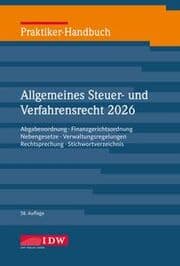 Cover von Praktiker-Handbuch Allgemeines Steuer-/Verfahrensrecht 2026