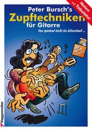 Cover von Peter Bursch's Zupftechniken für Gitarre