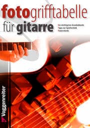 Cover von Fotogrifftabelle für Gitarre