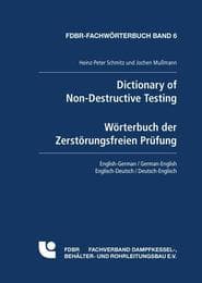 Cover von Dictionary of Non-Destructive Testing/Wörterbuch der Zerstörungsfreien Prüfung