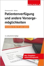 Cover von Patientenverfügung und andere Vorsorgemöglichkeiten