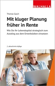 Cover von Mit kluger Planung früher in Rente