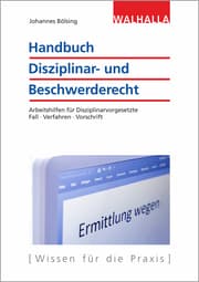 Cover von Handbuch Disziplinar- und Beschwerderecht