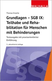 Cover von Grundlagen - SGB IX: Teilhabe und Rehabilitation von Menschen mit Behinderungen