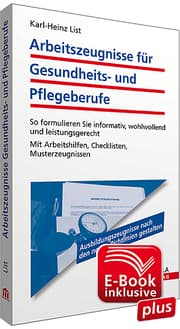 Cover von Arbeitszeugnisse für Gesundheits- und Pflegeberufe