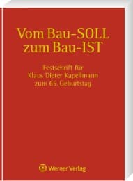 Cover von Vom Bau-Soll zum Bau-Ist
