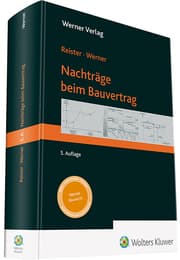 Cover von Nachträge beim Bauvertrag