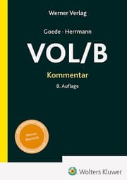 Cover von Kommentar zur VOL/B