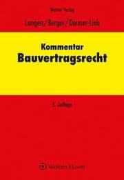 Cover von Kommentar zum Bauvertragsrecht