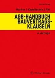 Cover von AGB-Handbuch Bauvertragsklauseln