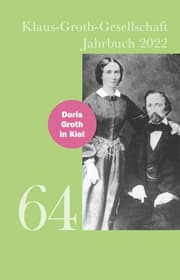 Cover von Klaus Groth Jahrbuch 2022