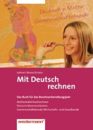 Cover von Mit Deutsch rechnen, Das Buch für das Berufsvorbereitungsjahr