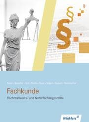 Cover von Fachkunde Rechtsanwalts- und Notarfachangestellte