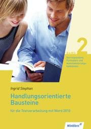 Cover von Handlungsorientierte Bausteine für die Textverarbeitung mit Word 2010