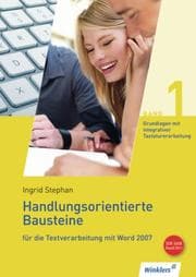 Cover von Handlungsorientierte Bausteine für die Textverarbeitung mit Word 2007