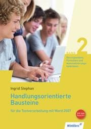 Cover von Handlungsorientierte Bausteine für die Textverarbeitung mit Word 2007
