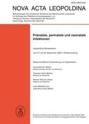 Cover von Pränatale, perinatale und neonatale Infektionen