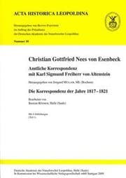 Cover von Amtliche Korrespondenz mit Karl Sigmund Freiherr von Altenstein