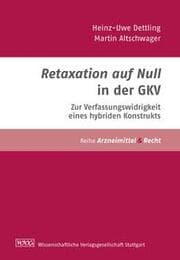 Cover von Retaxation auf Null in der GKV