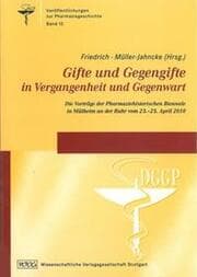 Cover von Gifte und Gegengifte in Vergangenheit und Gegenwart