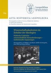 Cover von Wissenschaftsakademien im Zeitalter der Ideologien