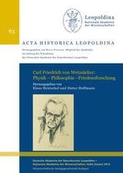 Cover von Carl Friedrich von Weizsäcker: Physik, Philosophie, Friedensforschung