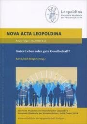 Cover von Gutes Leben oder gute Gesellschaft?