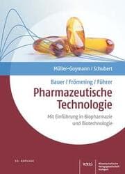 Cover von Bauer/Frömming/Führer Pharmazeutische Technologie