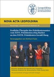 Cover von Festliche Übergabe des Präsidentenamtes vom XXVI. Präsidenten Jörg Hacker an den XXVII. Präsidenten Gerald Haug