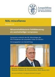 Cover von Wissenschaftsbasierte Politikberatung: ein wechselseitiger Lernprozess