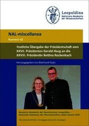 Cover von Festliche Übergabe der Präsidentschaft vom XXVII. Präsidenten Gerald Haug an die XXVIII. Präsidentin Bettina Rockenbach