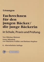 Cover von Fachrechnen für den jungen Bäcker/Die junge Bäckerin