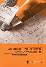 Cover von Fachrechnen Konditor/Konditorin