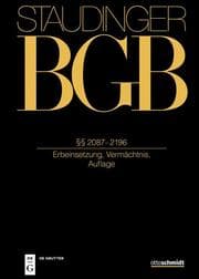 Cover von §§ 2087-2196