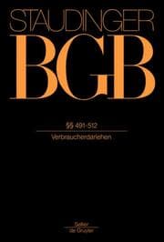 Cover von J. von Staudingers Kommentar zum Bürgerlichen Gesetzbuch mit Einführungsgesetz und Nebengesetzen 2