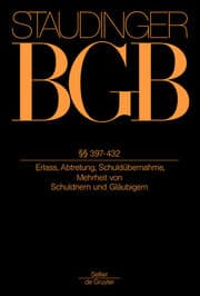 Cover von J. von Staudingers Kommentar zum Bürgerlichen Gesetzbuch, mit Einführungsgesetz und Nebengesetzen 2
