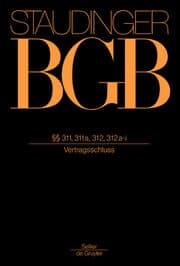 Cover von J. von Staudingers Kommentar zum Bürgerlichen Gesetzbuch mit Einführungsgesetz und Nebengesetzen 2