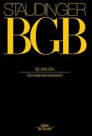 Cover von §§ 249-254