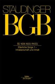 Cover von Staudinger BGB: §§ 1626-1633, RKEG