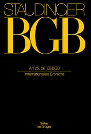 Cover von Art 25,26 EGBGB
