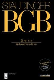 Cover von §§ 491-515