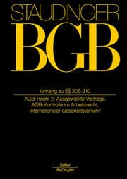 Cover von Anh zu §§ 305-310