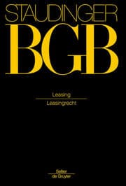 Cover von Leasing - Leasingrecht