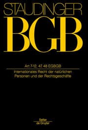 Cover von Artikel 7-12,47,48 EGBGB