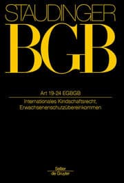 Cover von Artikel 19-24 EGBGB